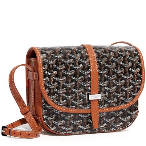 replica goyard belvedere messenger monogram chevron gm brown